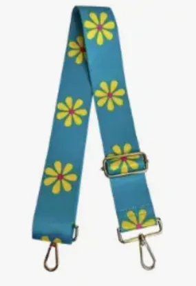 Ahdorned - Bag Strap Spring Flower Aqua