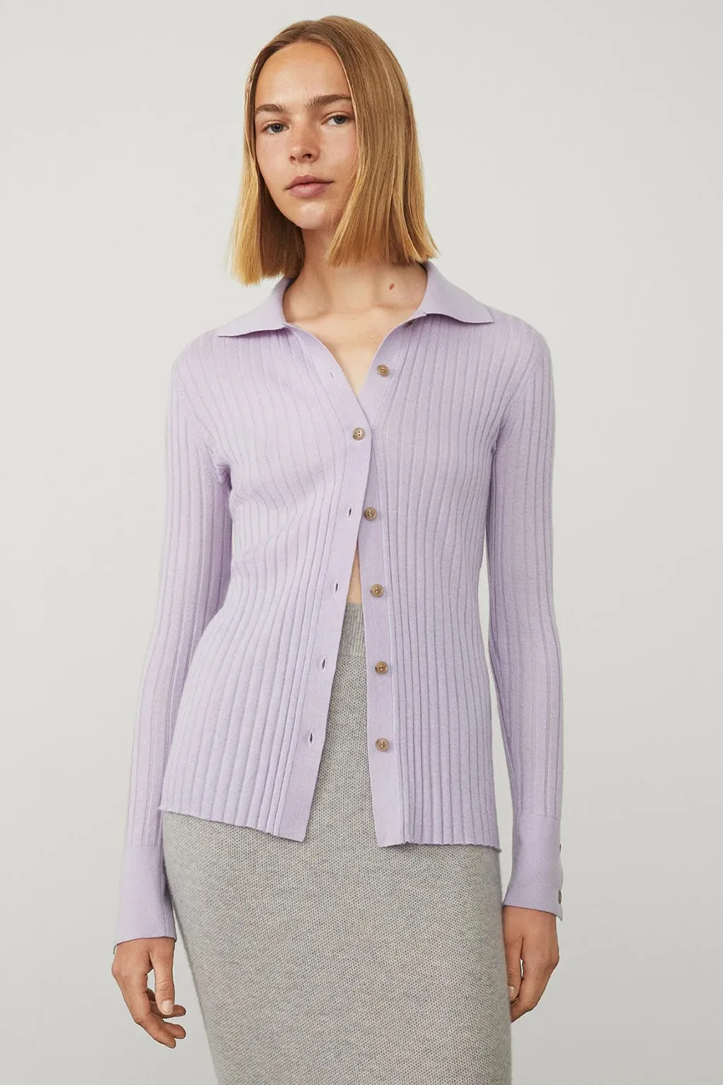 ARIA CASHMERE CARDIGAN SHIRT