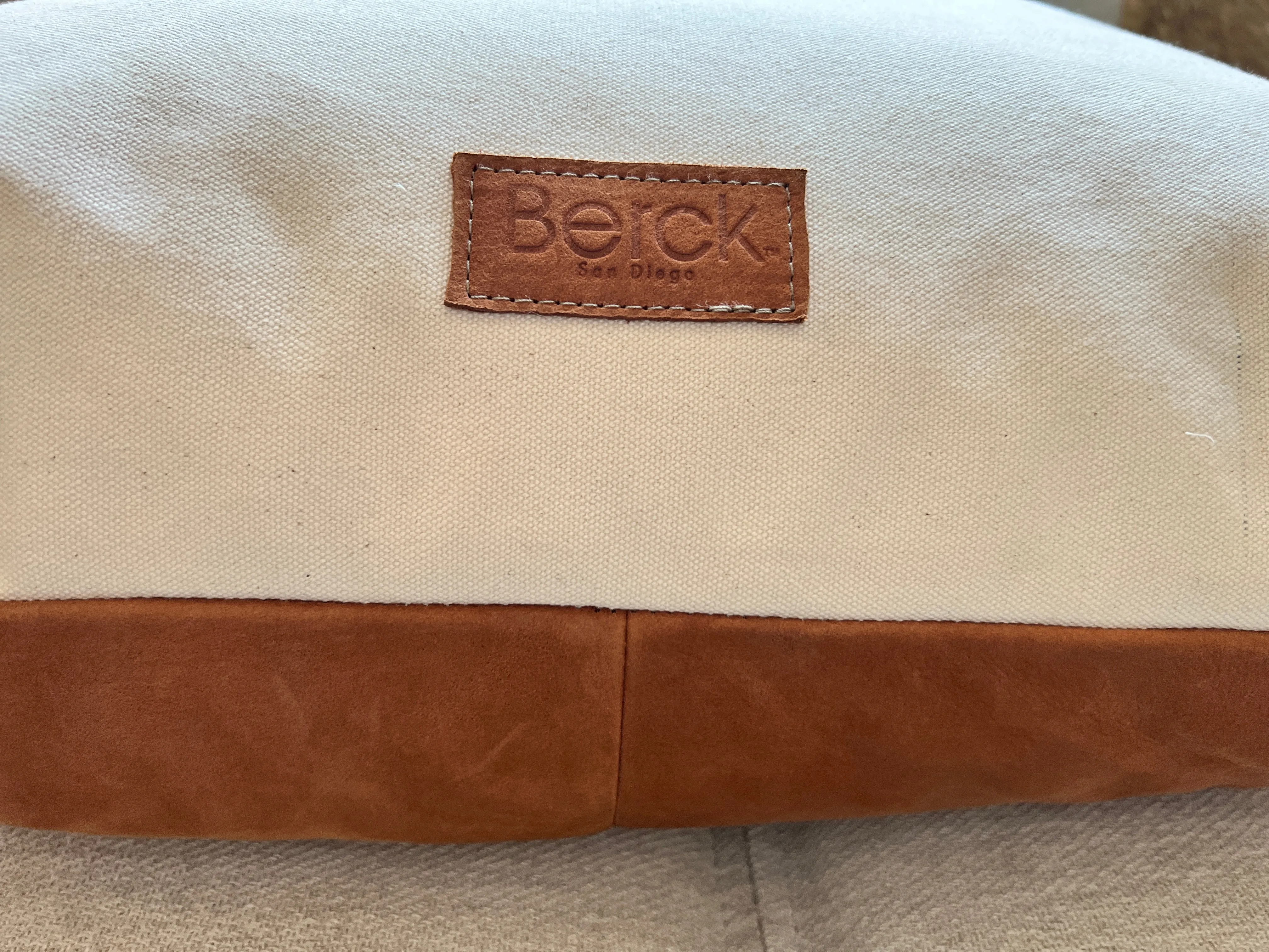 Berck Leather Throw Pillows