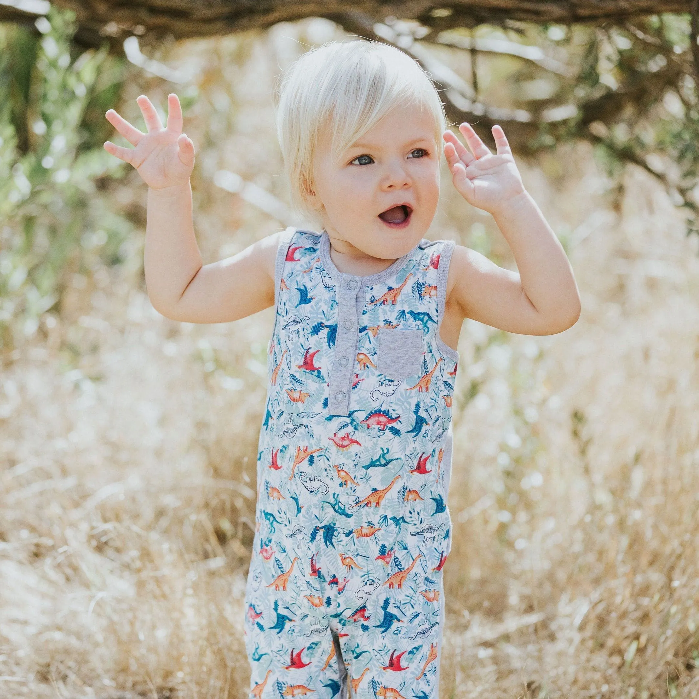 Blake Dino Romper