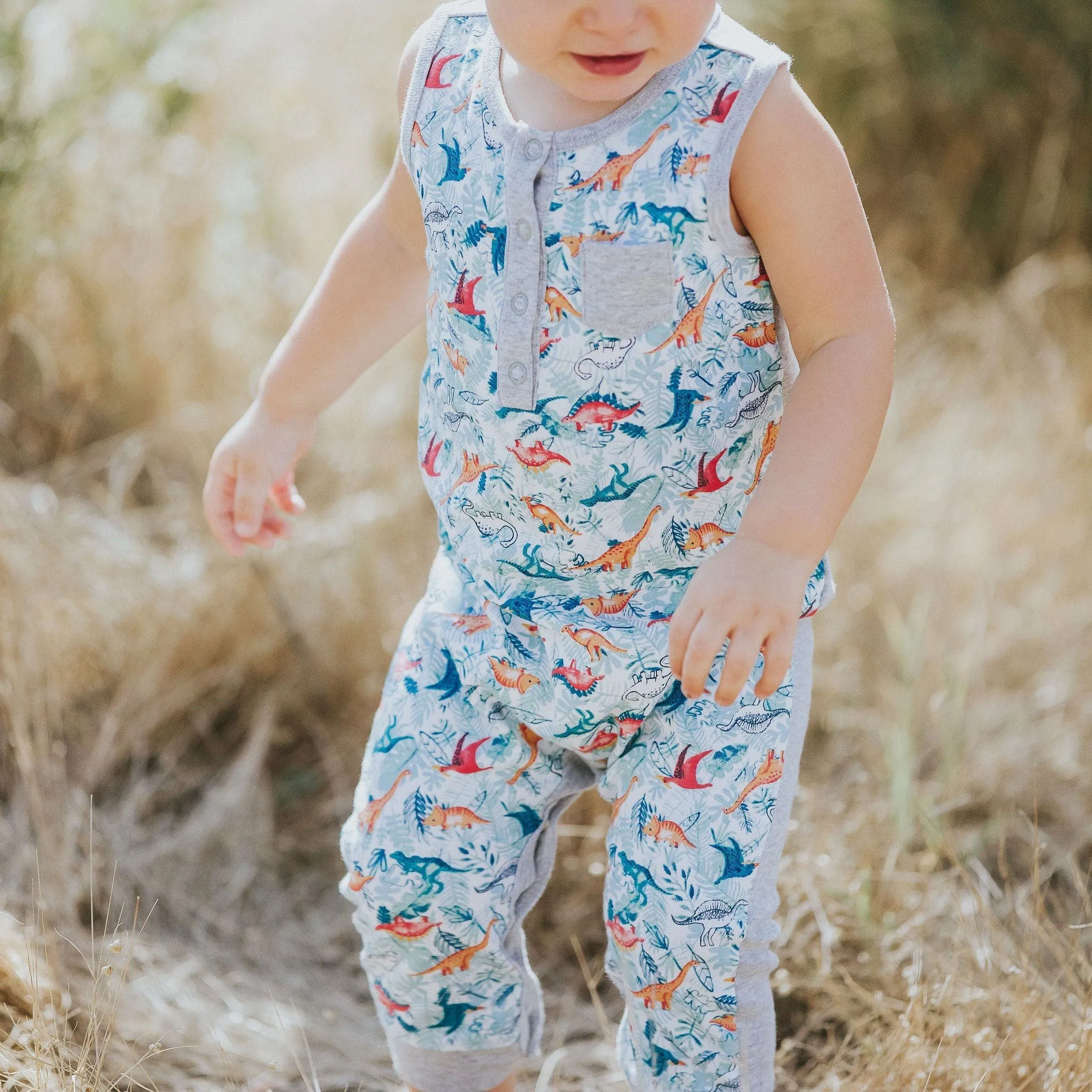 Blake Dino Romper