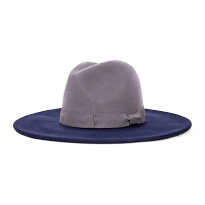 Brixton Chloe Fedora - Navy/Grey all