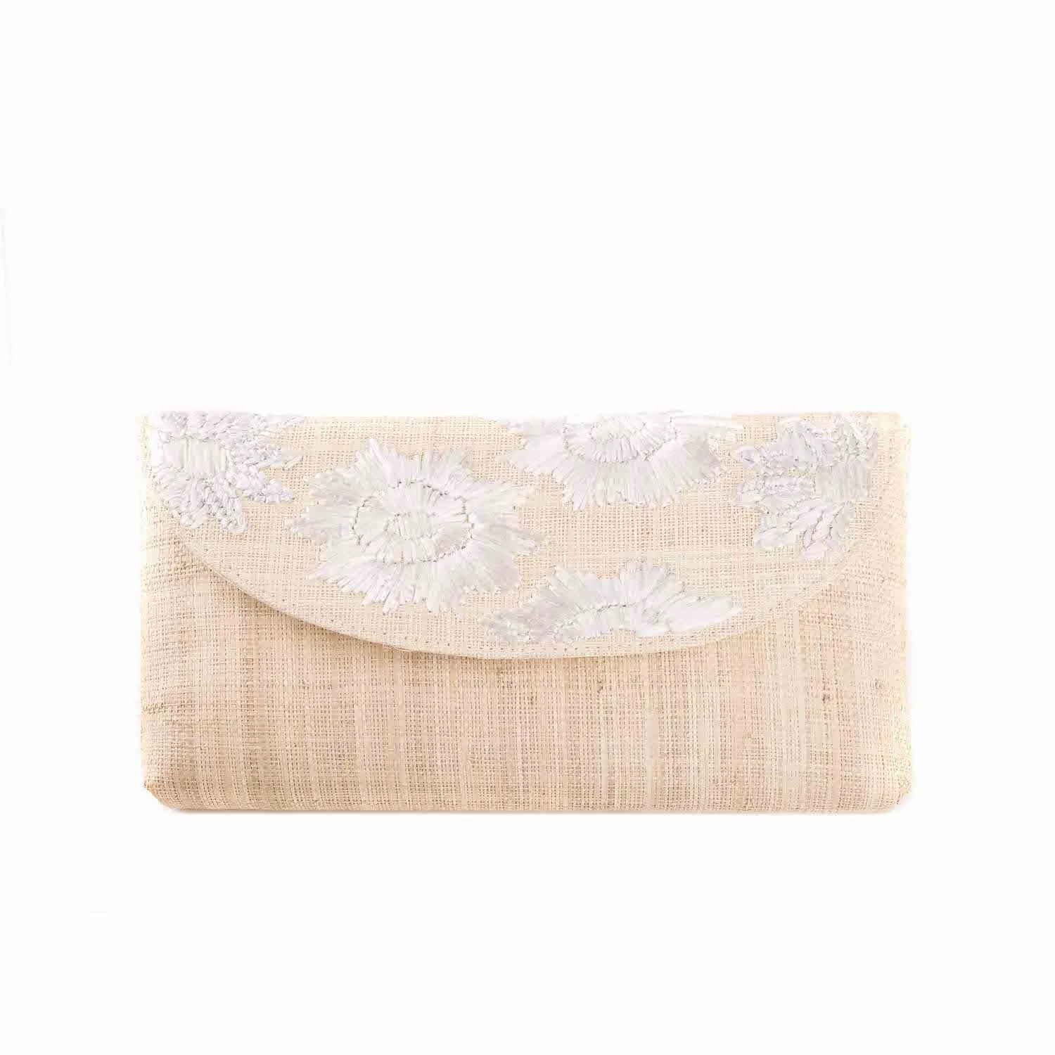 Casey Embroidered Envelope Clutch