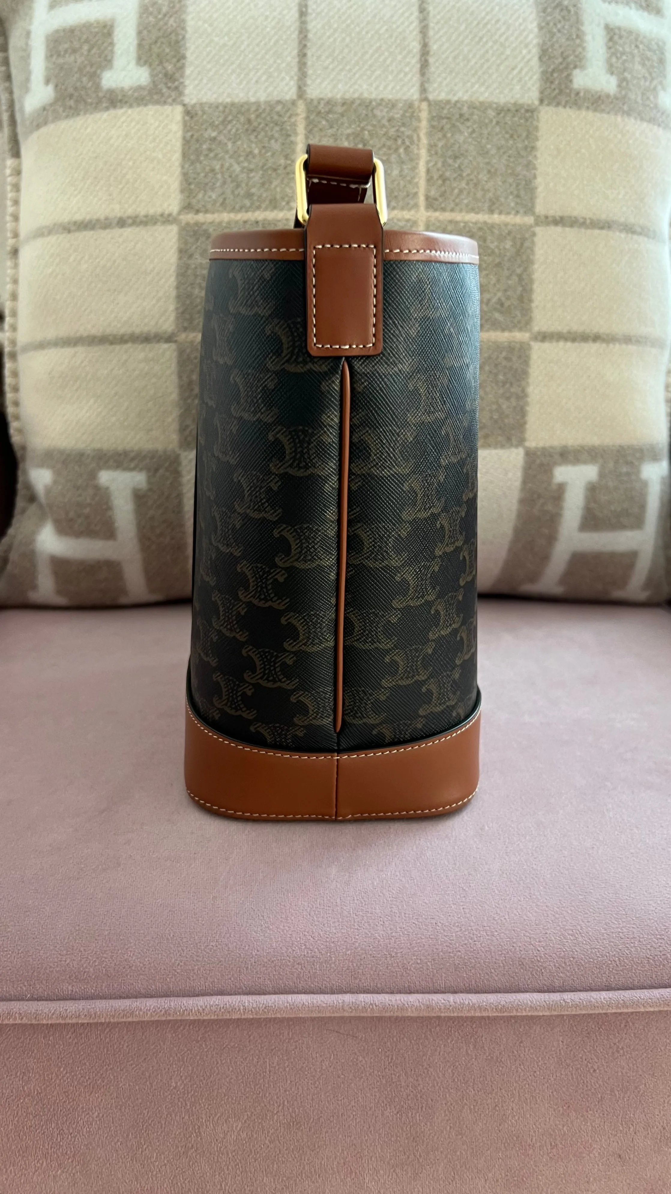 Celine Triomphe Bucket Bag