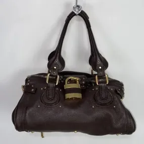 Chloe 2007 Chloe Paddington Brown Leather w/ Lock and Key Bag