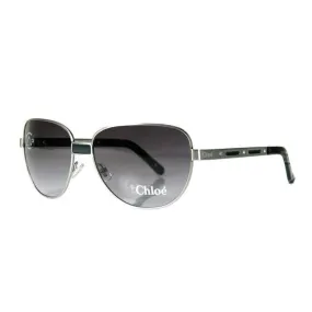 Chloe 2166 Sunglasses 2166 Black Frame with BLUE GRADIENT CL01 (CHLS1005) (S) Women's