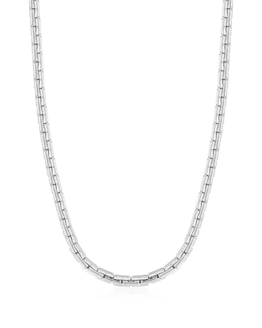 Chloe Chain Necklace- Silver