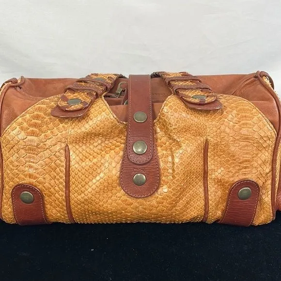 Chloe Silverado Brown Snake Bag