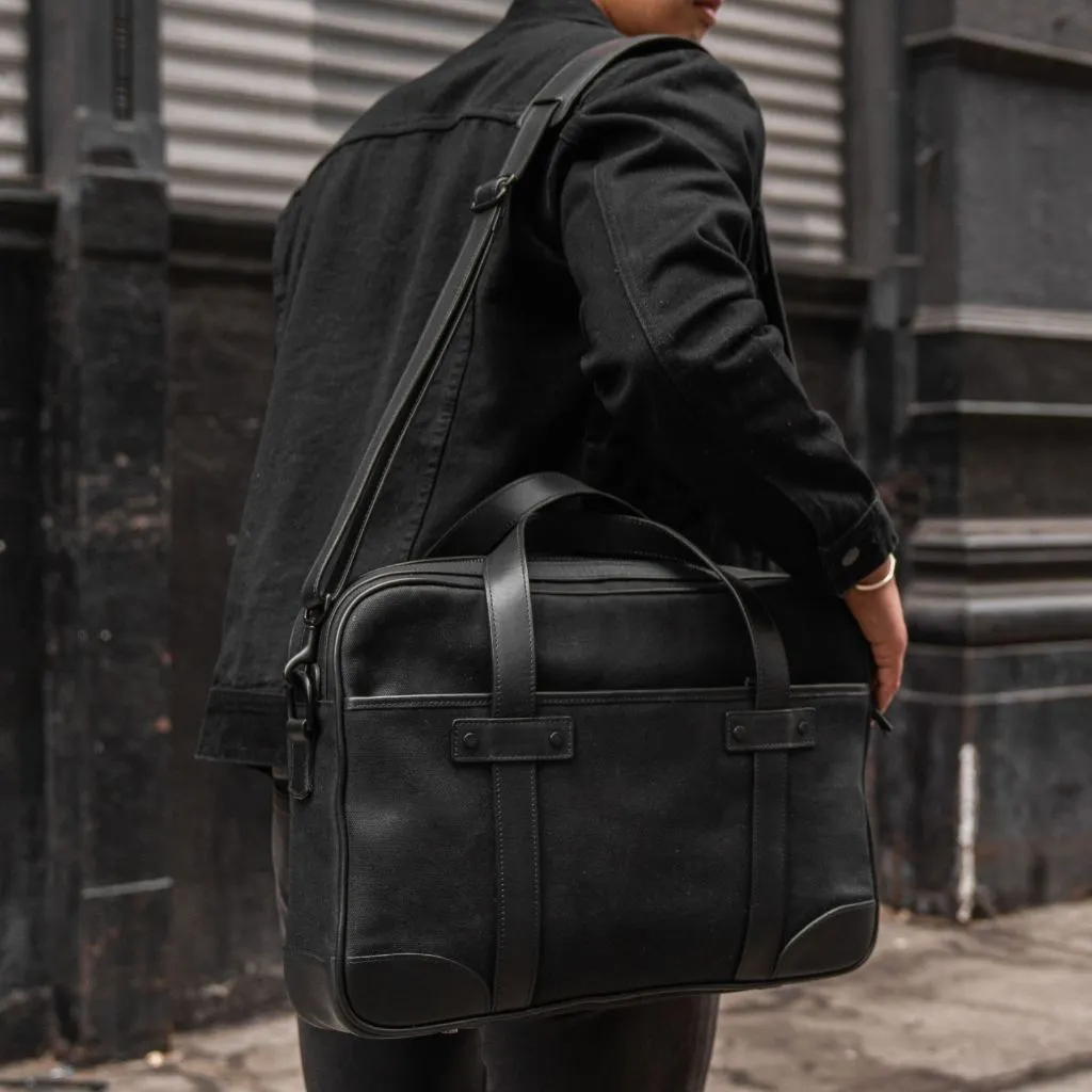 Commuter Bag | Black Canvas