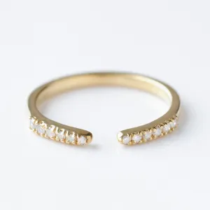 Diamond Open Eternity Ring