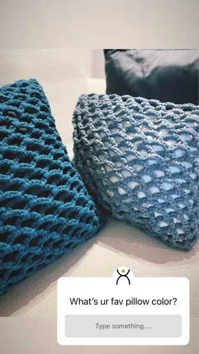 Fishnet Pillows