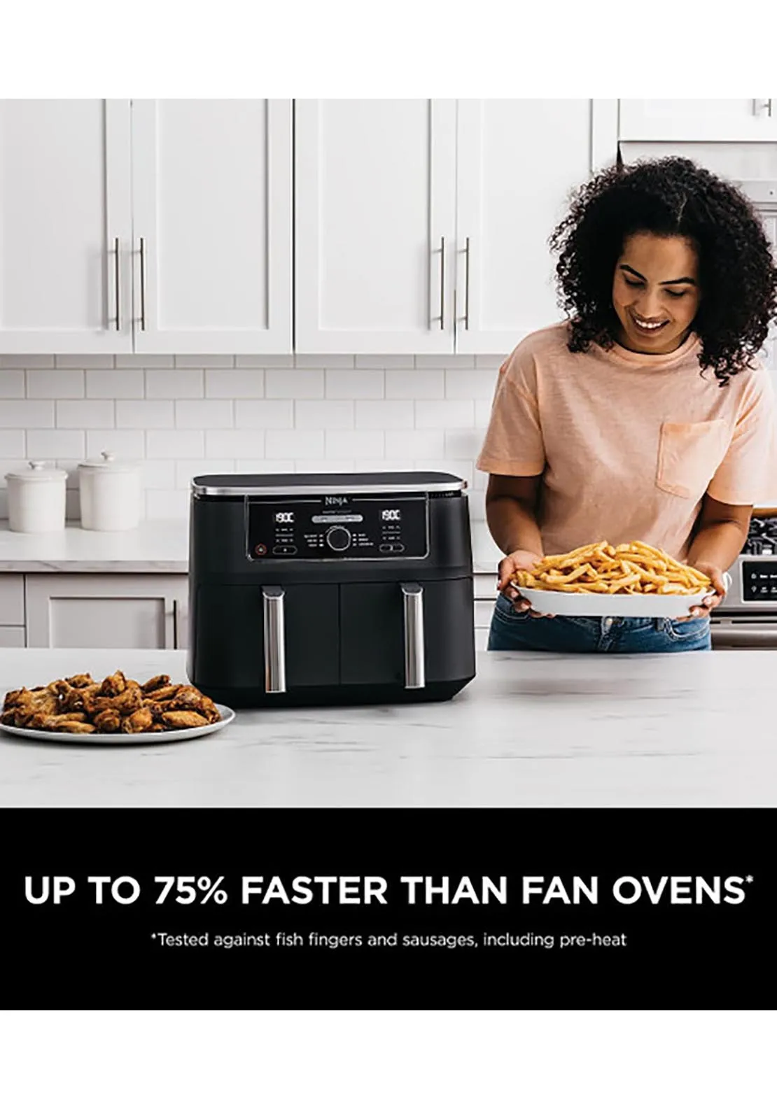 Foodi Max Dual Zone Air Fryer - 9.4L AF400UK - Black