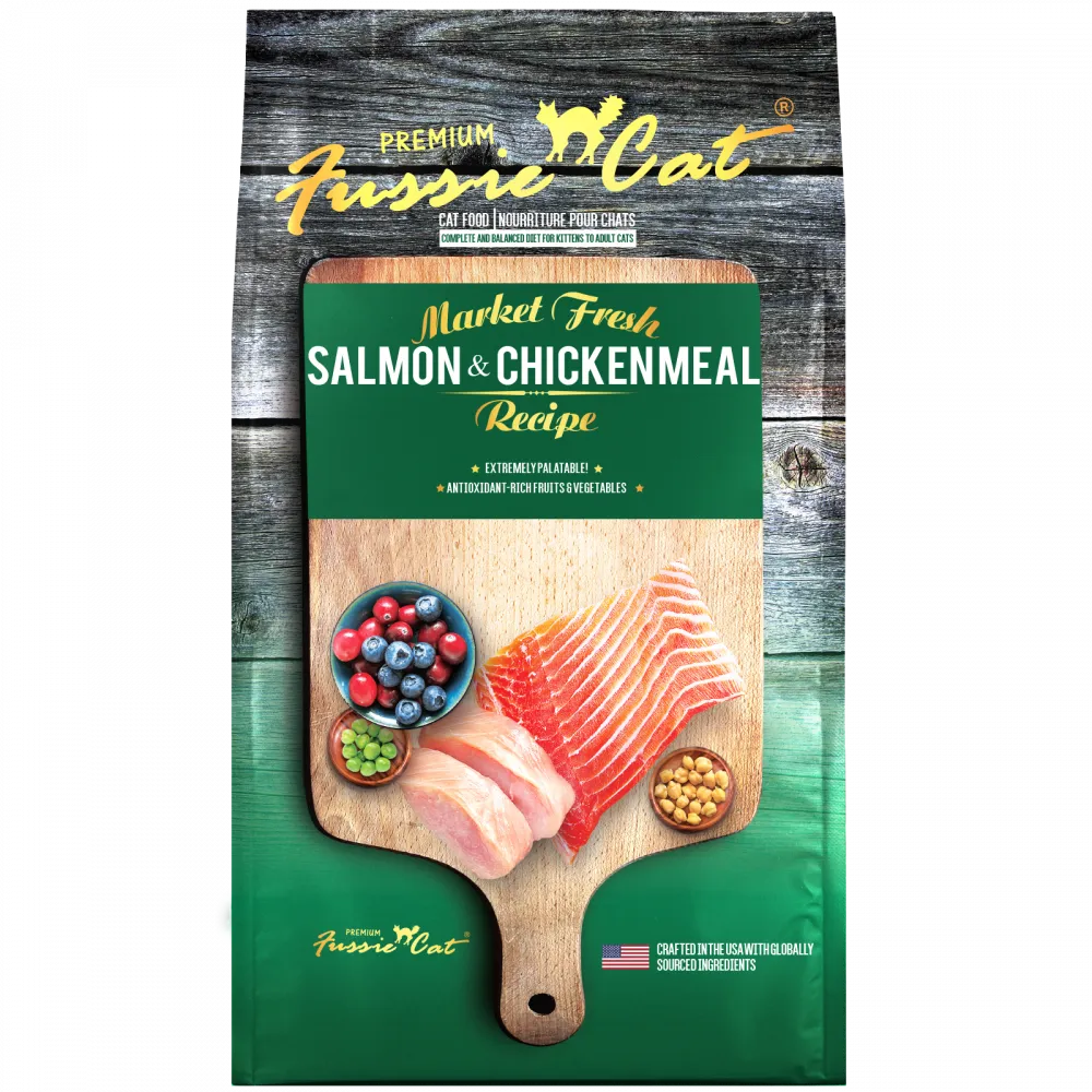 Fussie Cat Market Fresh Grain Free Salmon & Chicken Recipe Dry Cat Food