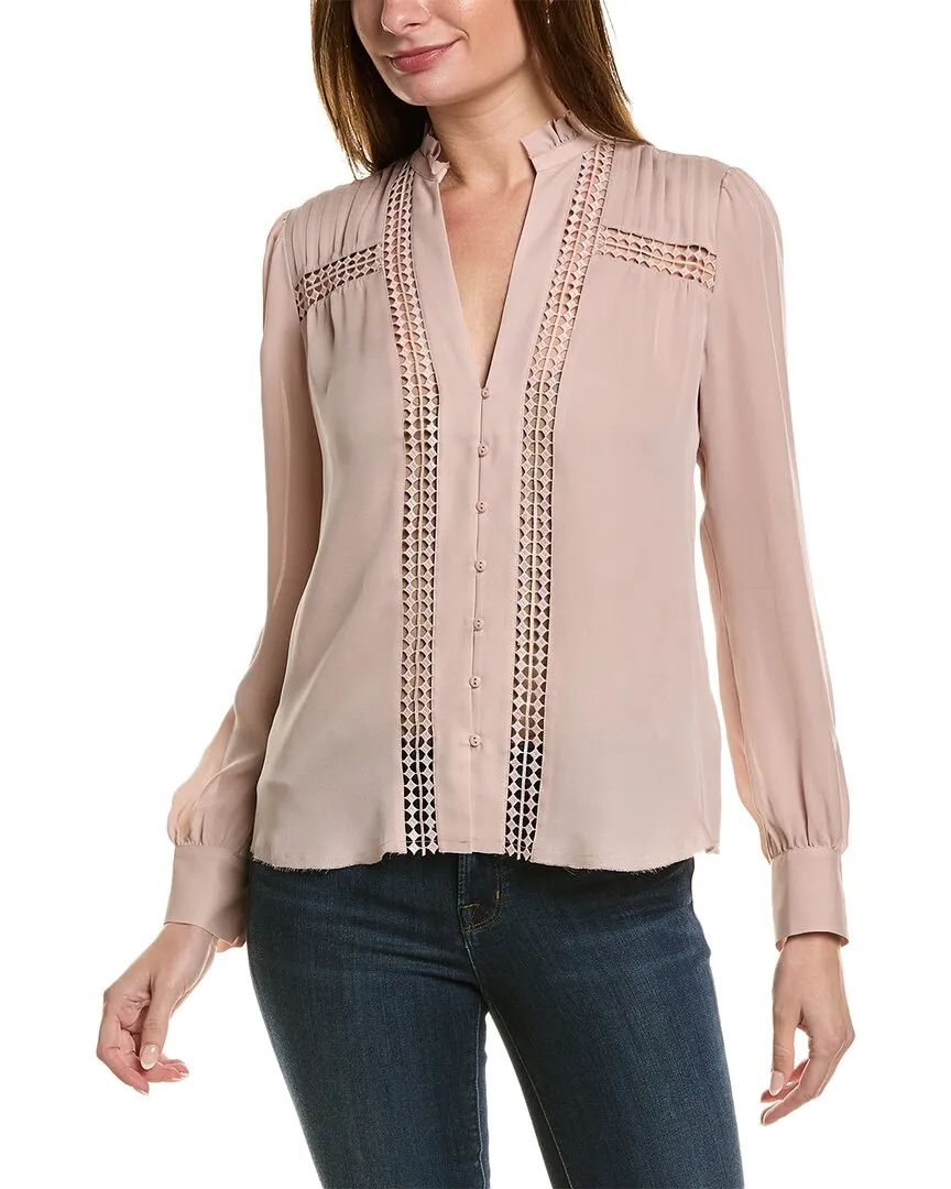 Go> by GoSilk Cro-Chez Silk Top