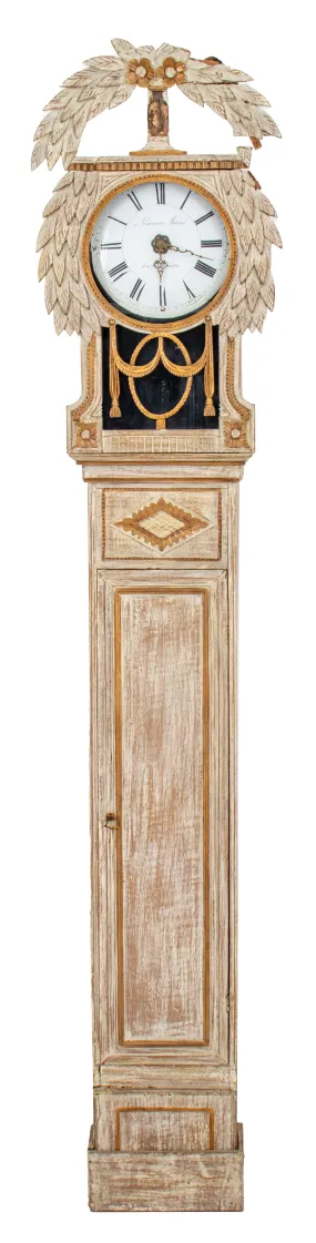 Gustavian Neoclassical Style Tall Case Clock