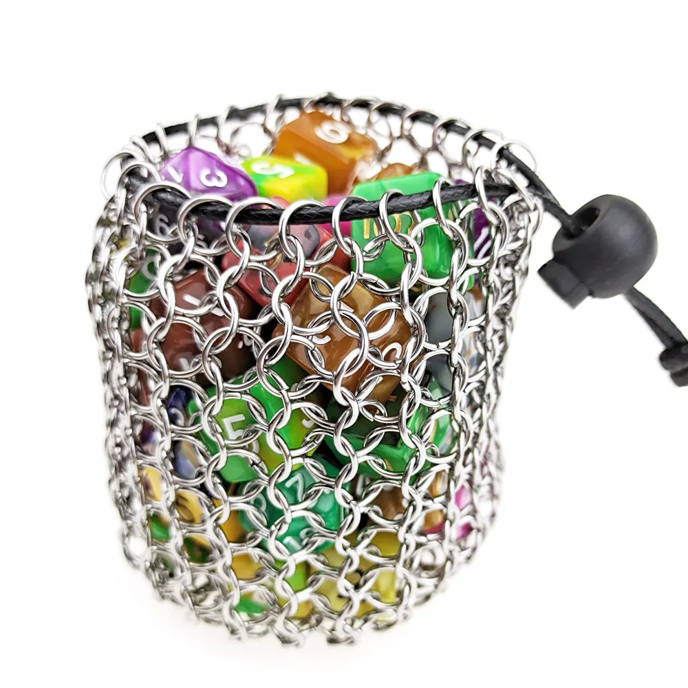 Handmade Chainmail Dice Bag