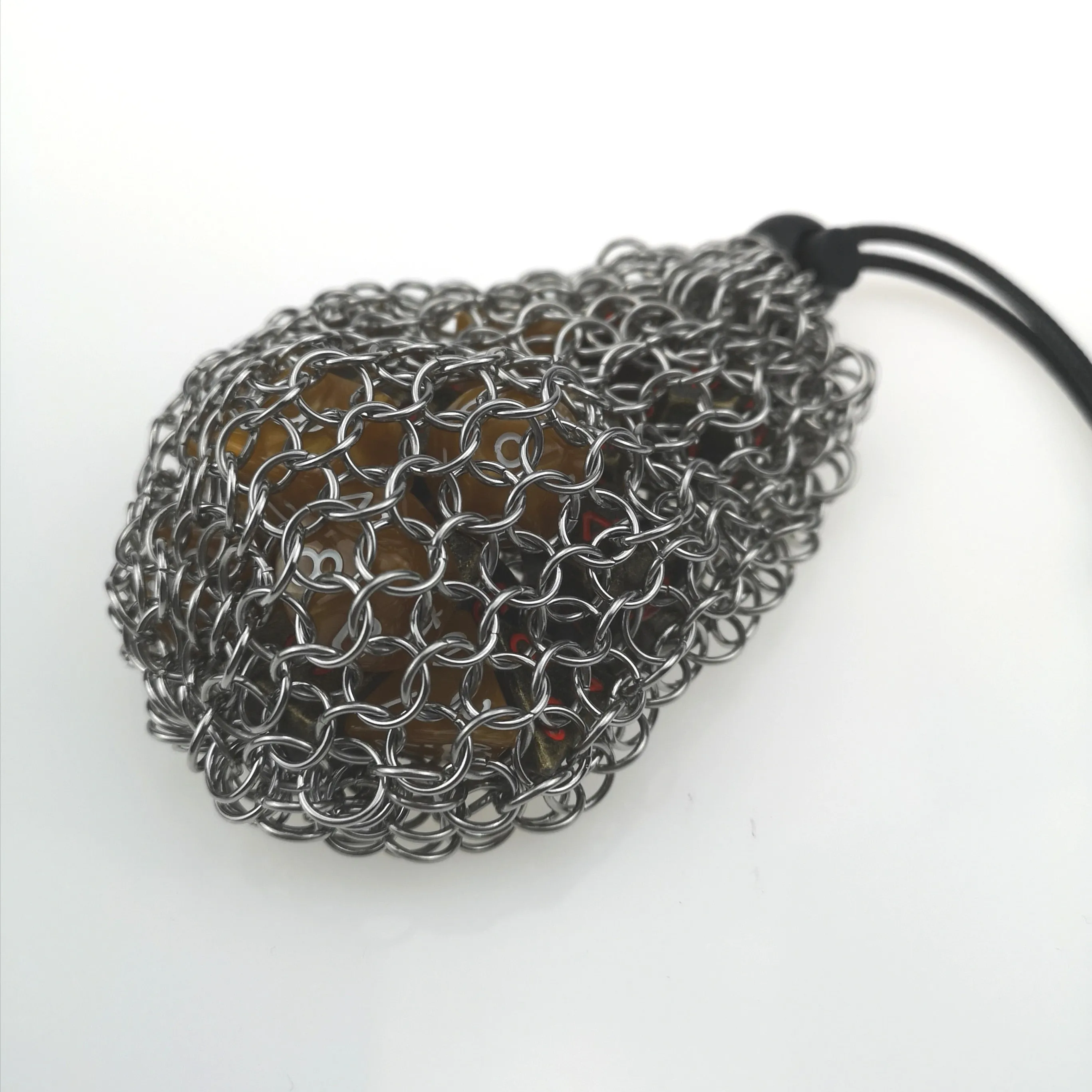 Handmade Chainmail Dice Bag