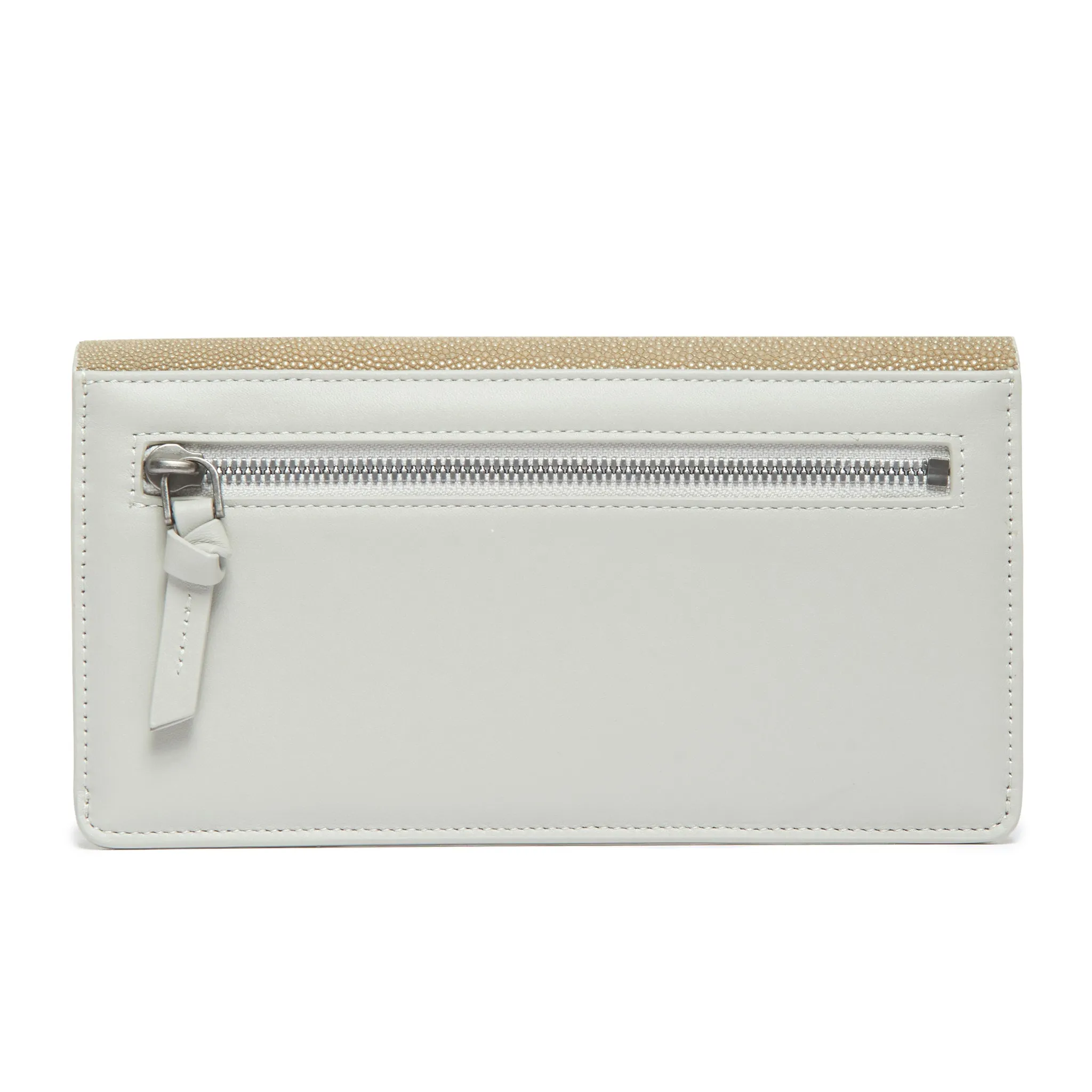 Maya Shagreen Fold Front Wallet Or Clutch