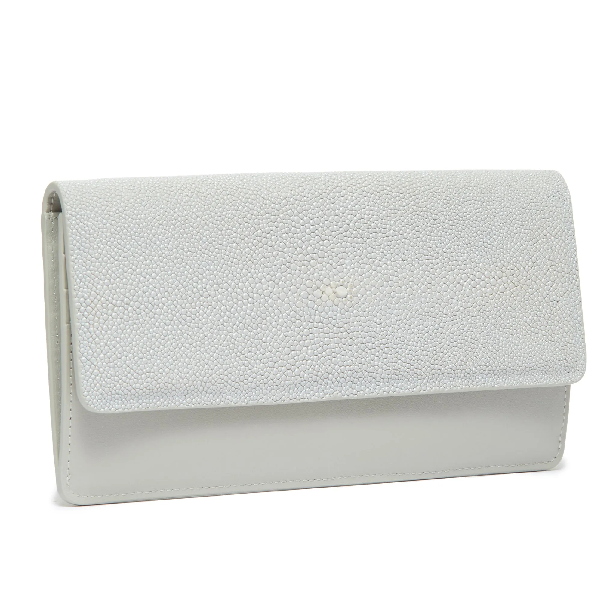 Maya Shagreen Fold Front Wallet Or Clutch