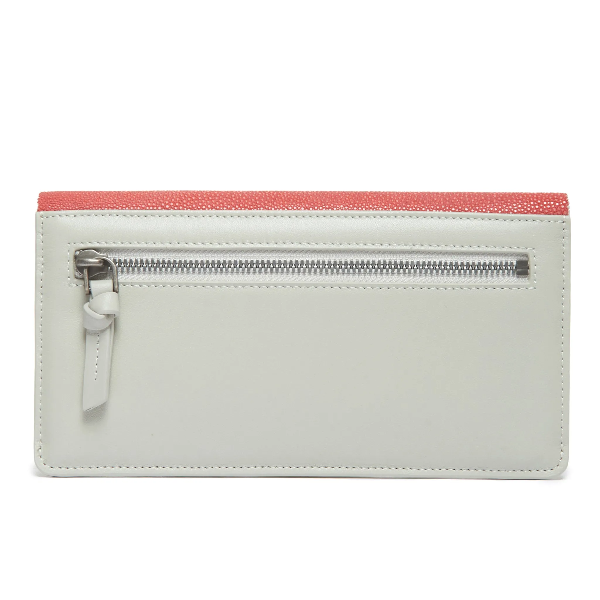 Maya Shagreen Fold Front Wallet Or Clutch