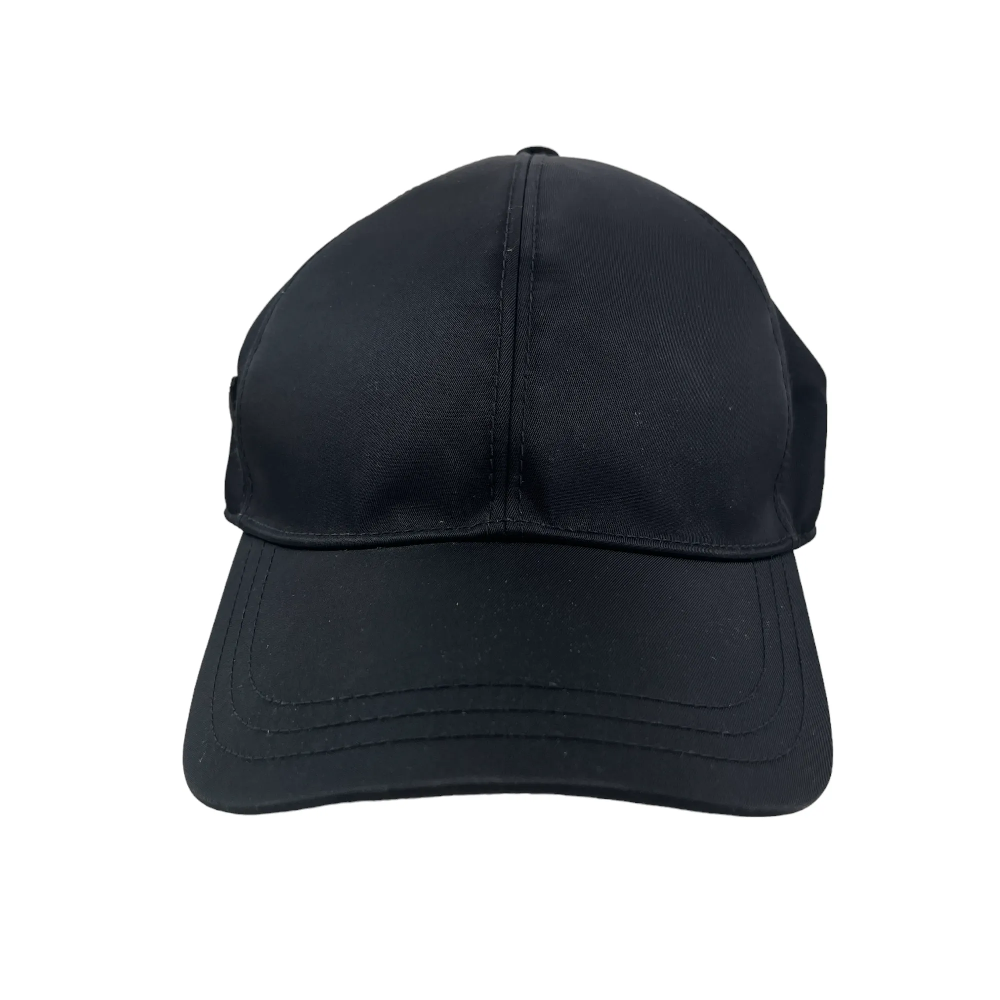 Men's Nylon Logo Cap Black Size XL