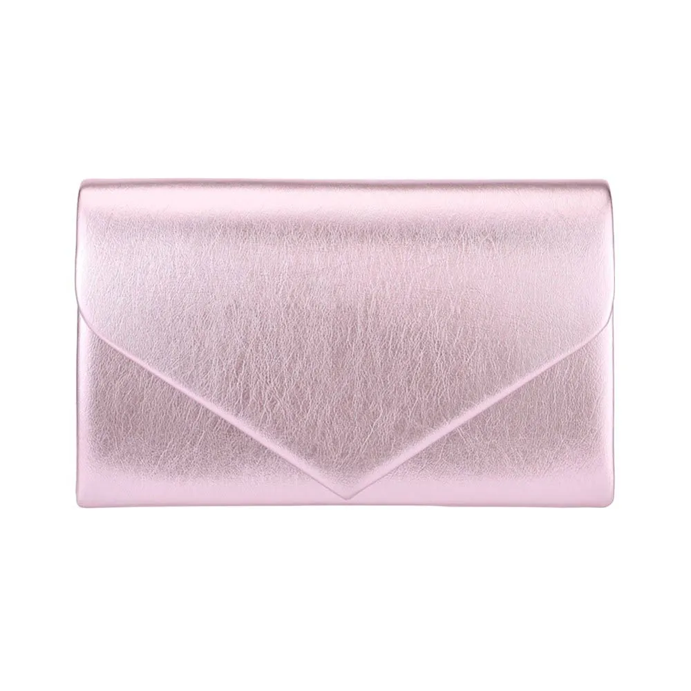 Metallic Envelope Evening Clutch Bag Crossbody Bag