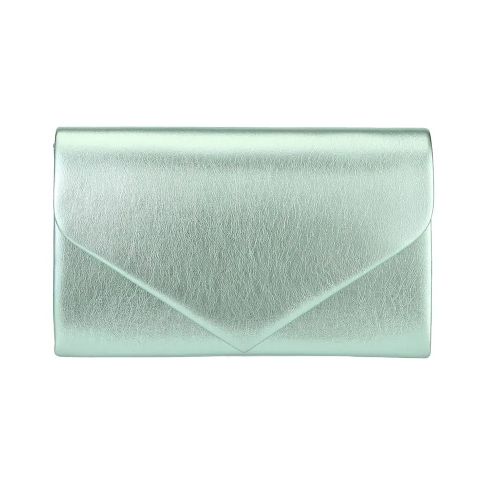 Metallic Envelope Evening Clutch Bag Crossbody Bag