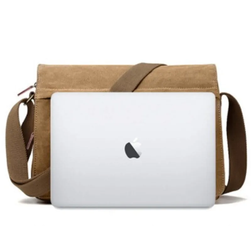 Mugar Canvas Messenger Bag