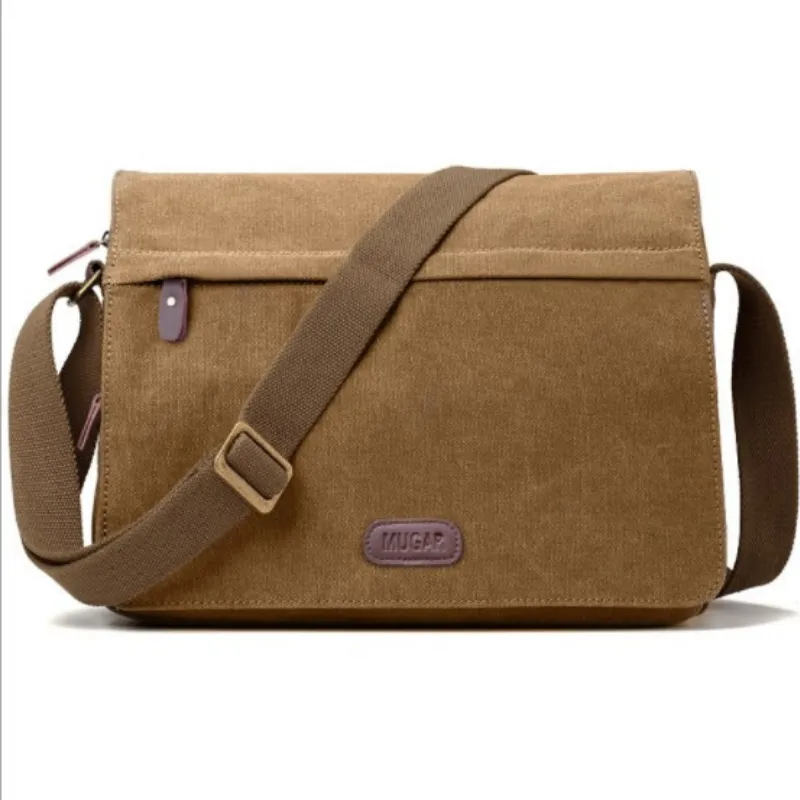 Mugar Canvas Messenger Bag