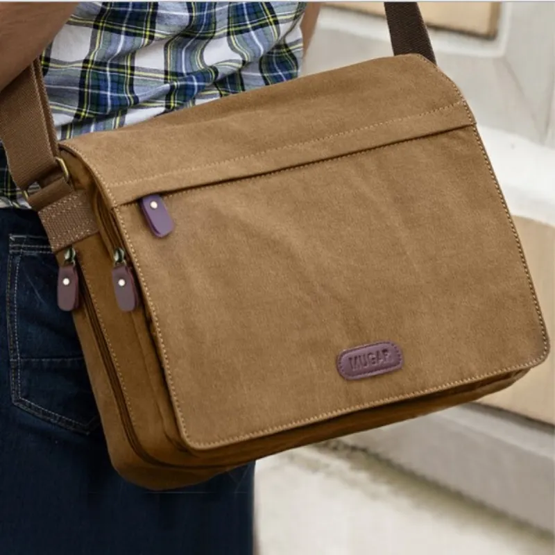 Mugar Canvas Messenger Bag