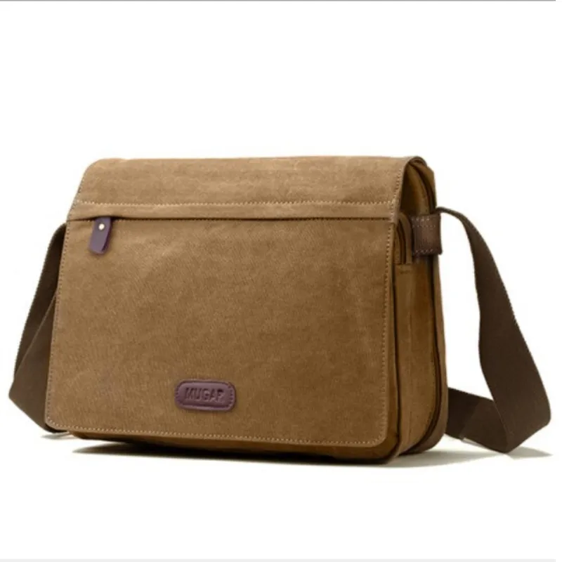 Mugar Canvas Messenger Bag