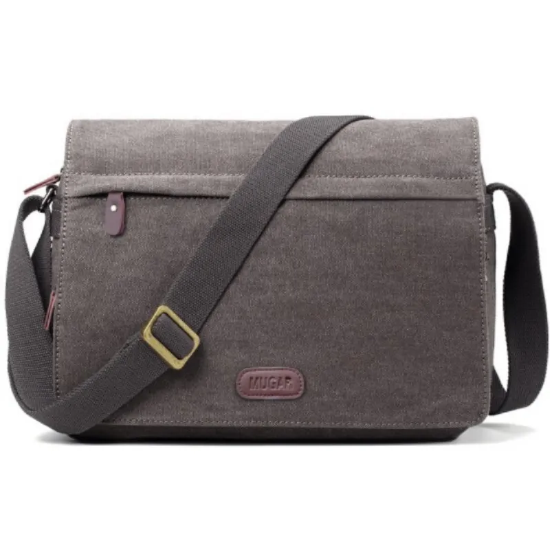 Mugar Canvas Messenger Bag