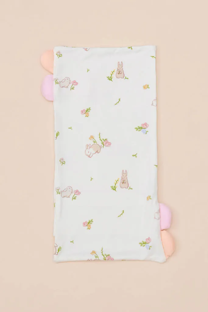 Pillow Case - Floral Bunny (Pillow not included)