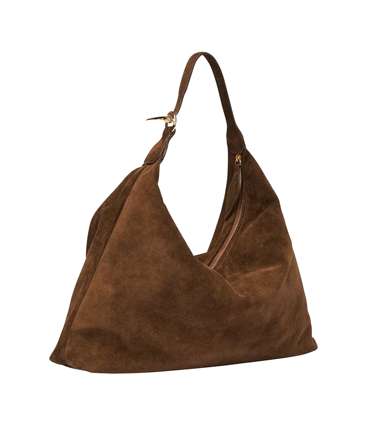 Pillow Shoulder Bag in Brown