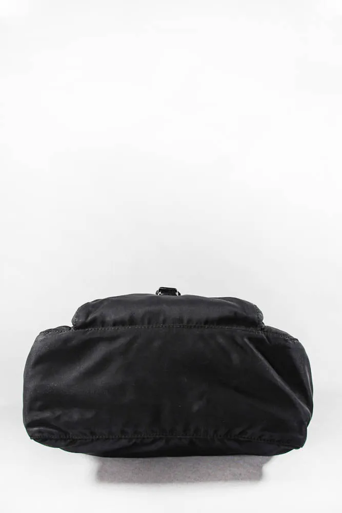 Prada Black Nylon Small Tessuto Messenger Bag