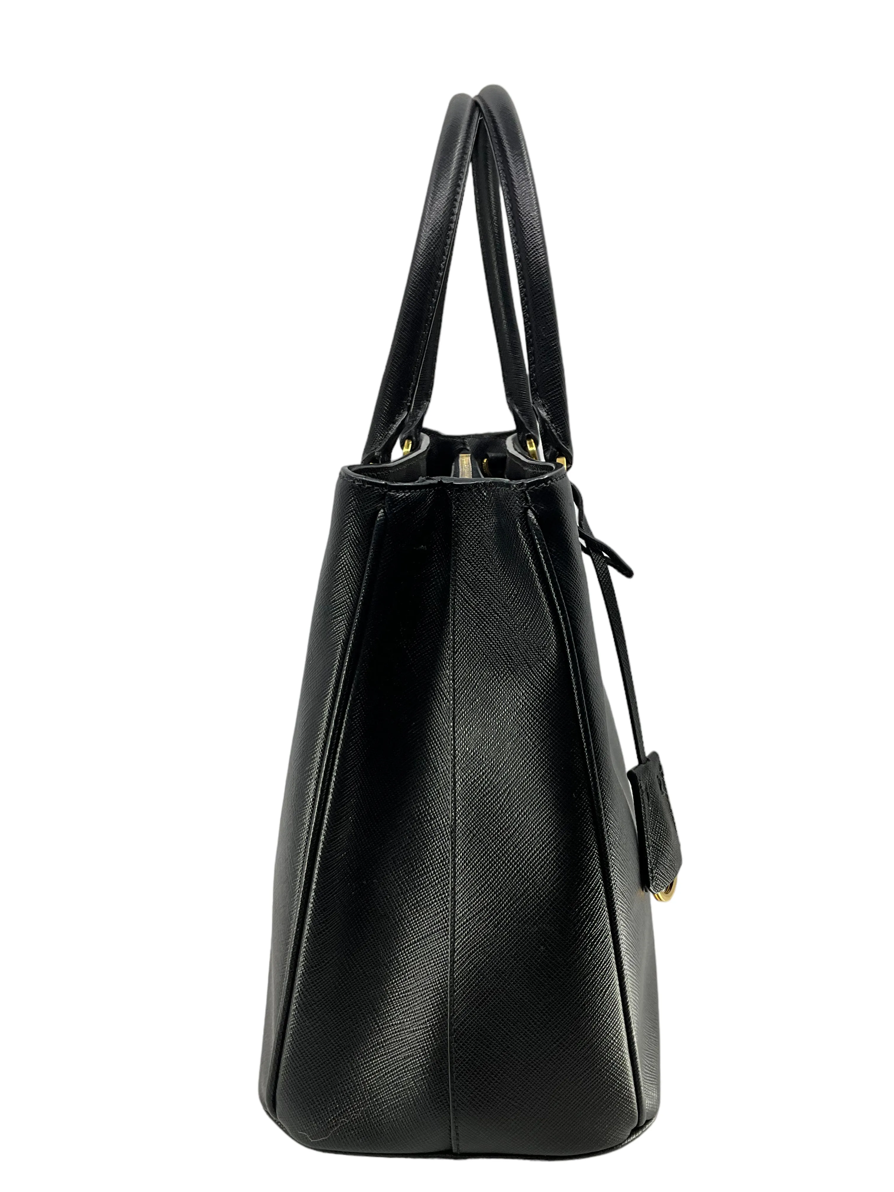 Prada Black Saffiano Leather Tote Bag