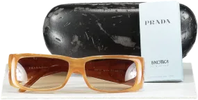 Prada Milano  Camel Logo Arm Sunglasses