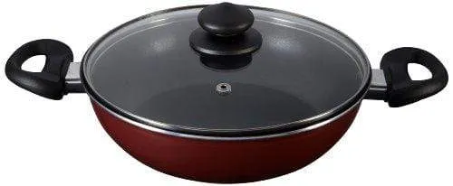 Prestige Omega Deluxe Induction Base Non-Stick Kitchen Set, 3-Piece, Extra Thickness (2.8mm) for improved cooking