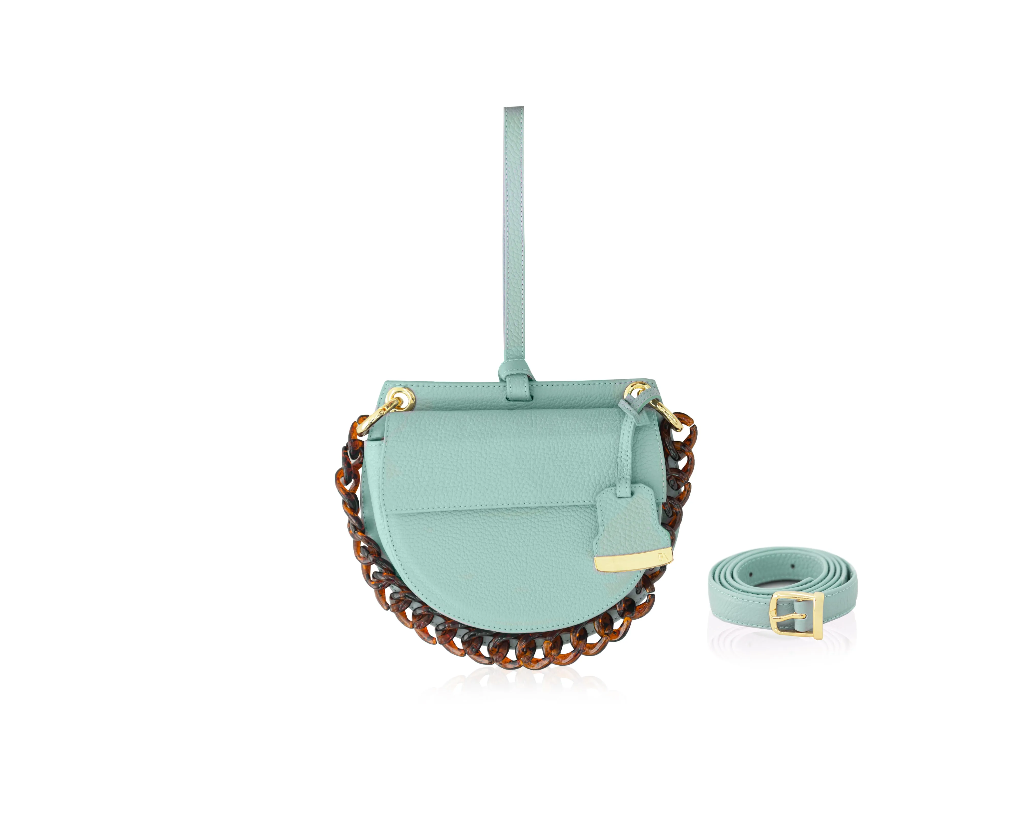 Sage Green Semi Round Tania Bag