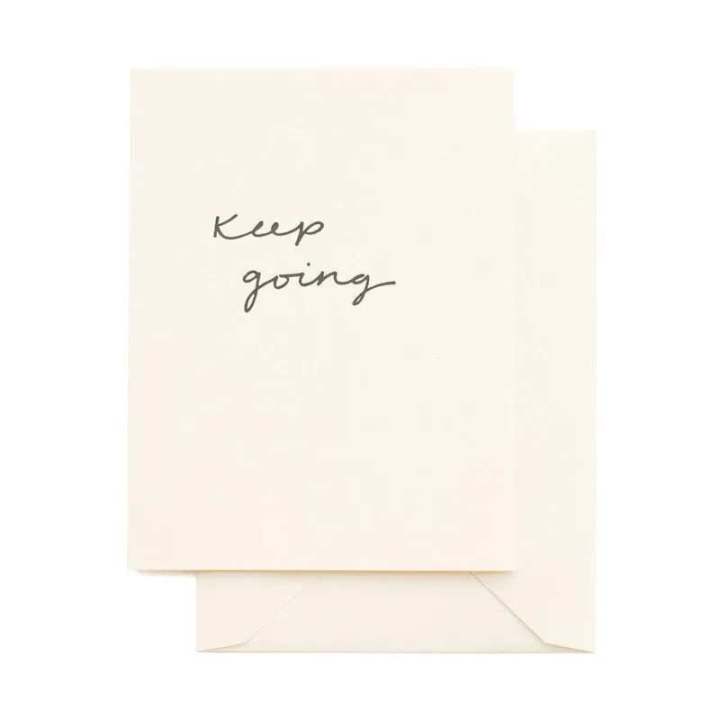 SUGAR PAPER | Keep Going Card