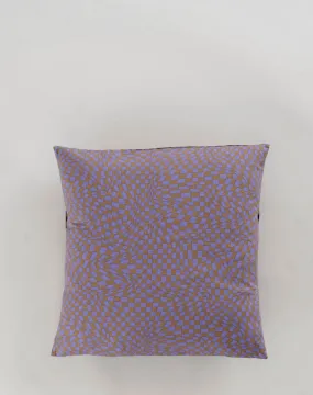 THROW PILLOW CASE - TRIPPY CHECKER MIX