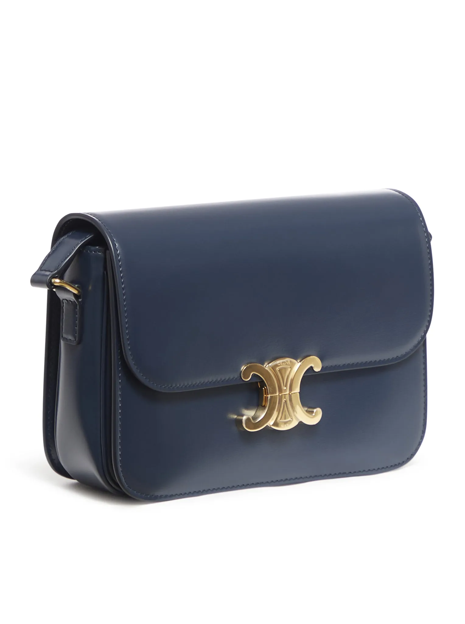 TRIOMPHE CLASSIQUE BAG IN GLOSSY CALFSKIN