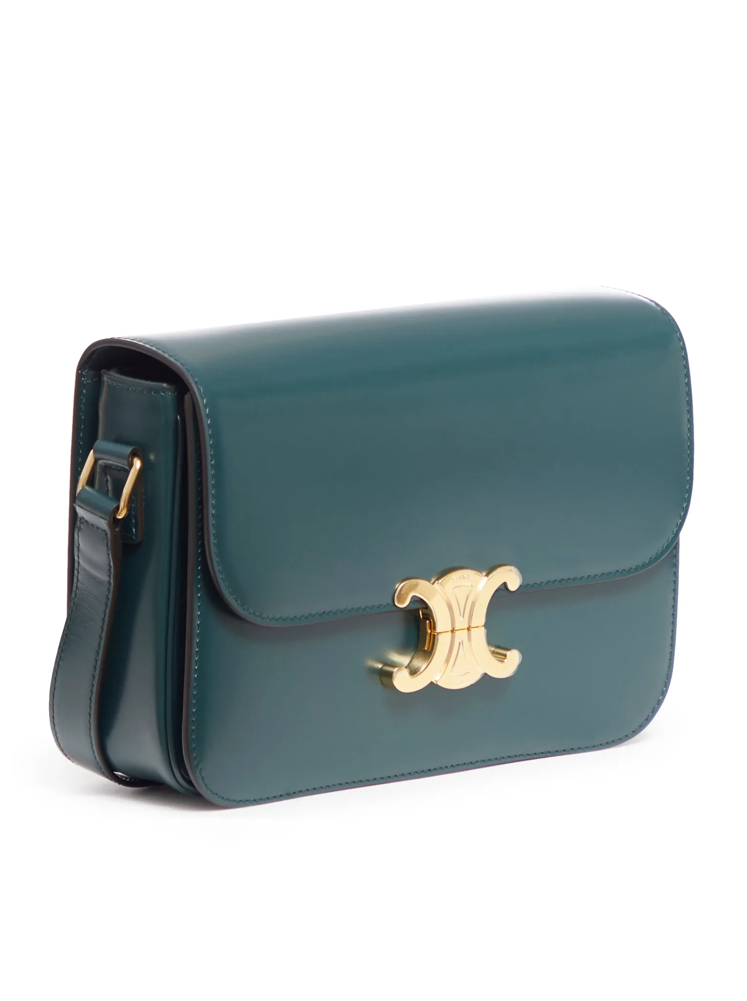 TRIOMPHE CLASSIQUE BAG IN GLOSSY CALFSKIN