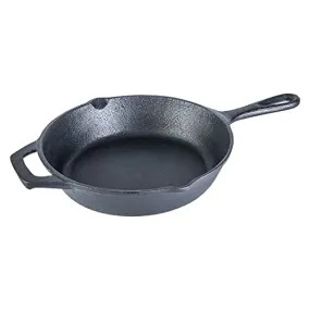 Wonderchef Forza Cast-Iron Fry Pan, Pre-Seasoned Cookware, Induction Friendly, 24cm, 3.8mm