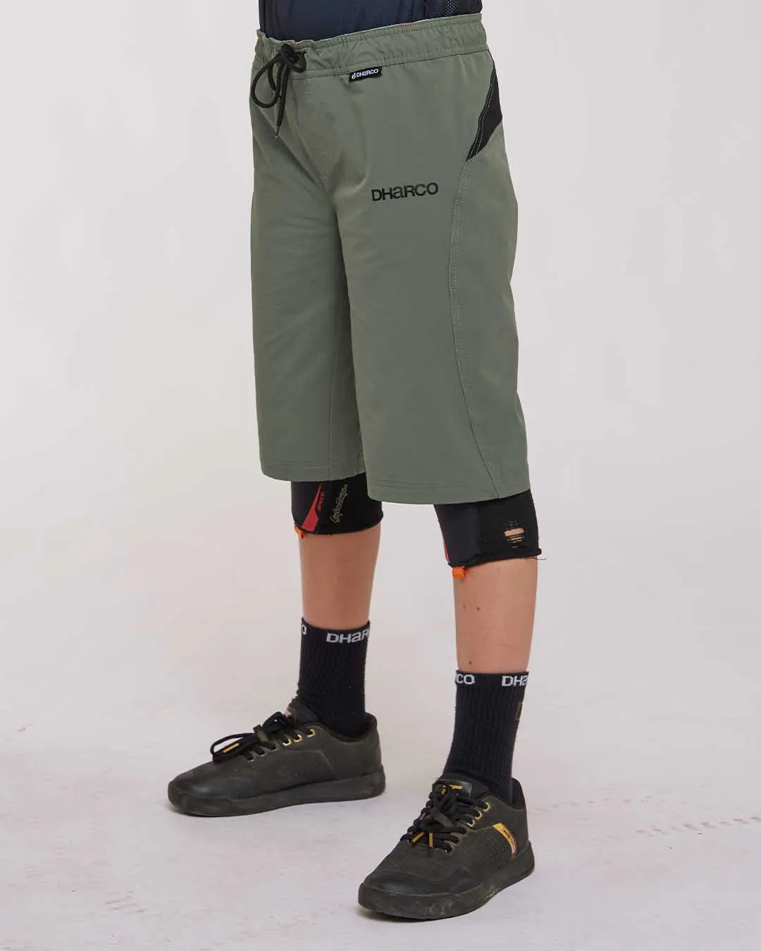 Youth Gravity Shorts | Gorilla Green