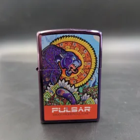 Zippo Lighter - Pulsar Psychedelic Jungle - Purple